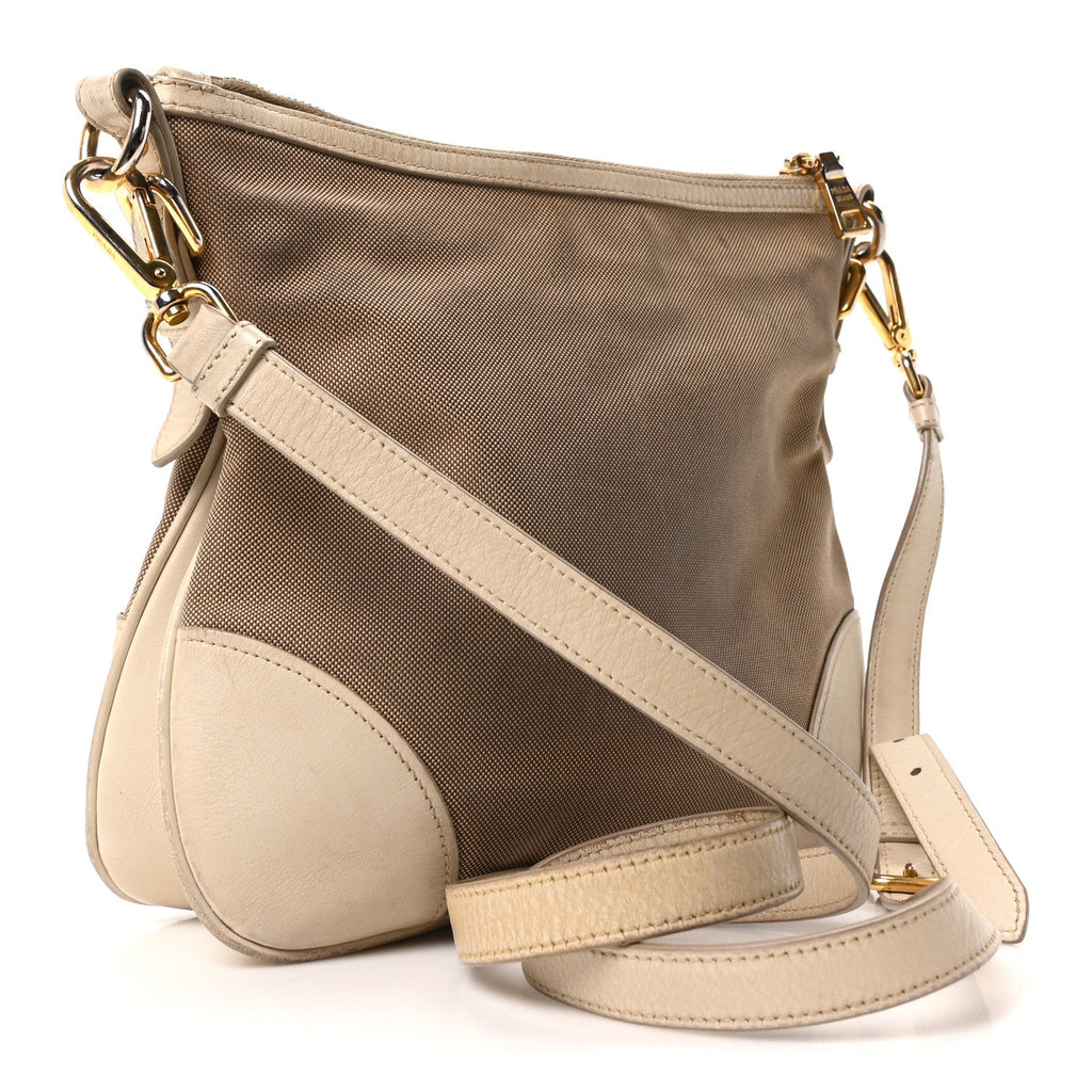 Jacquard Logo Shoulder Bag Corda Cera