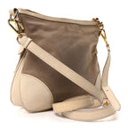 Jacquard Logo Shoulder Bag Corda Cera