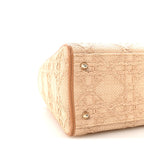 Raffia Medium Lady Dior Bag Beige