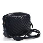 Calfskin Matelasse Monogram Lou Camera Bag Deep Marine