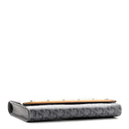 Goyardine Monte Carlo Bois Clutch With Strap Gray