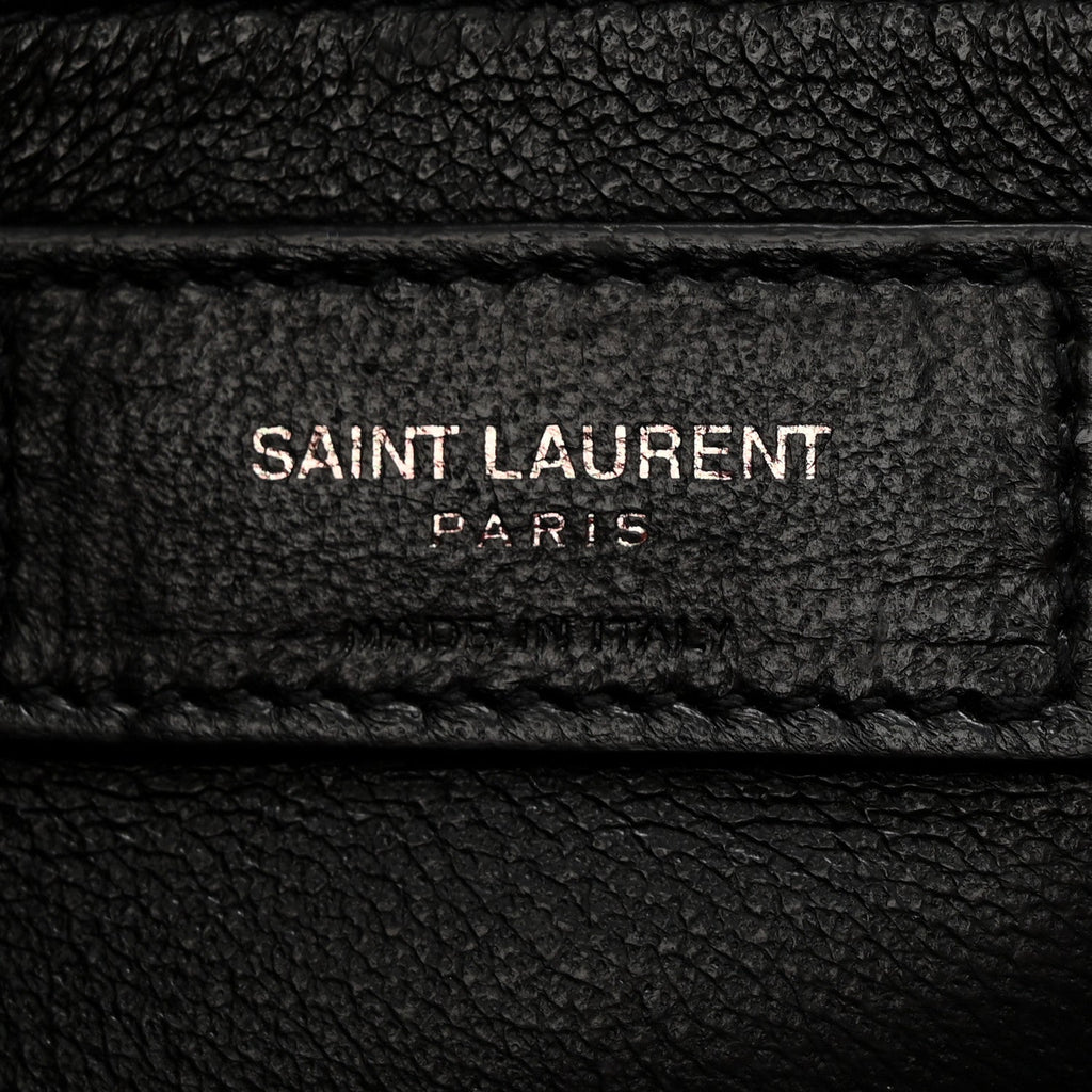 Crinkled Calfskin Matelasse Monogram Baby Niki Chain Satchel Rouge Eros