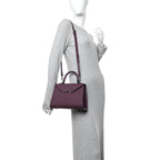 Carat Calfskin Gabrielle PM Eggplant