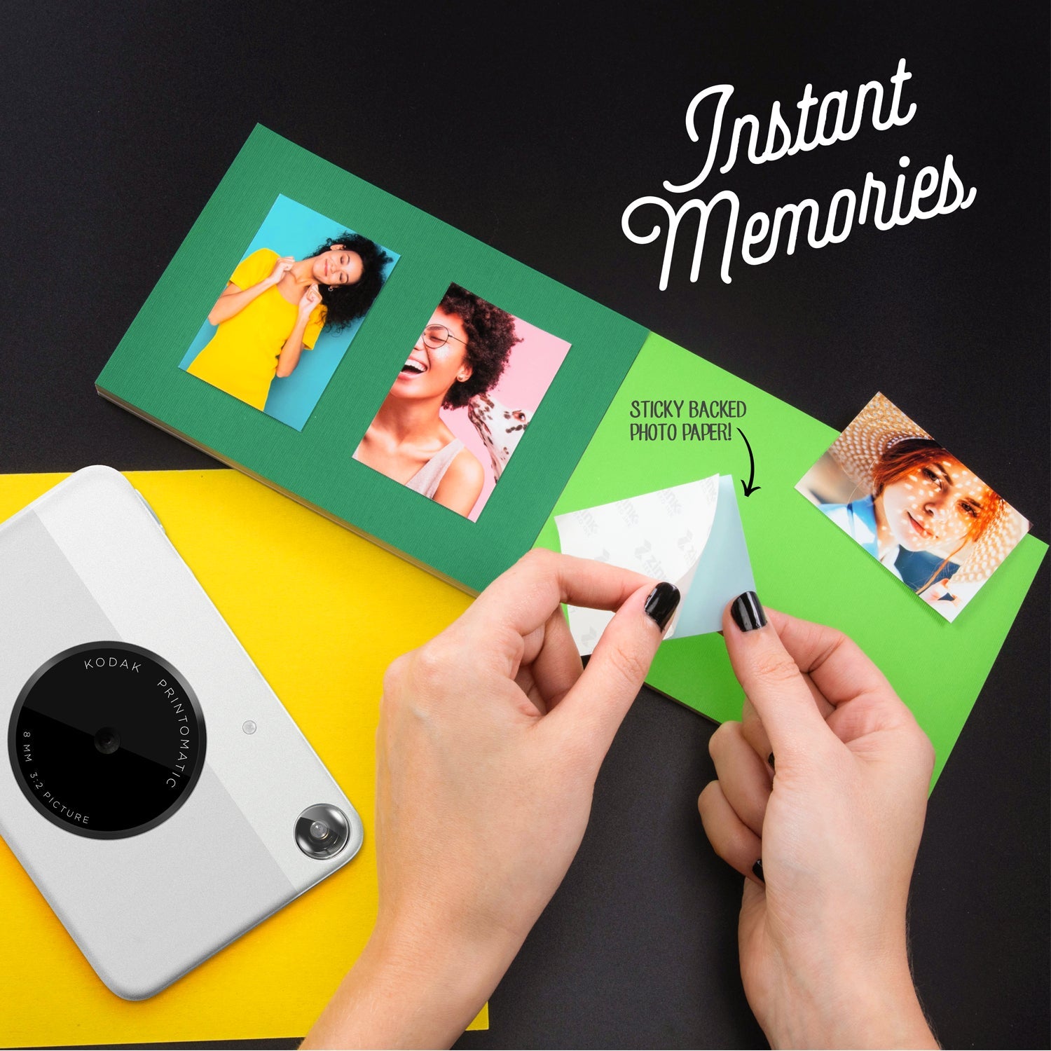 Kodak Printomatic Instant Print Camera - Prints on Zink 2x3" Photo Paper