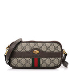 GG Supreme Monogram Web Mini Ophidia GG Bag Brown