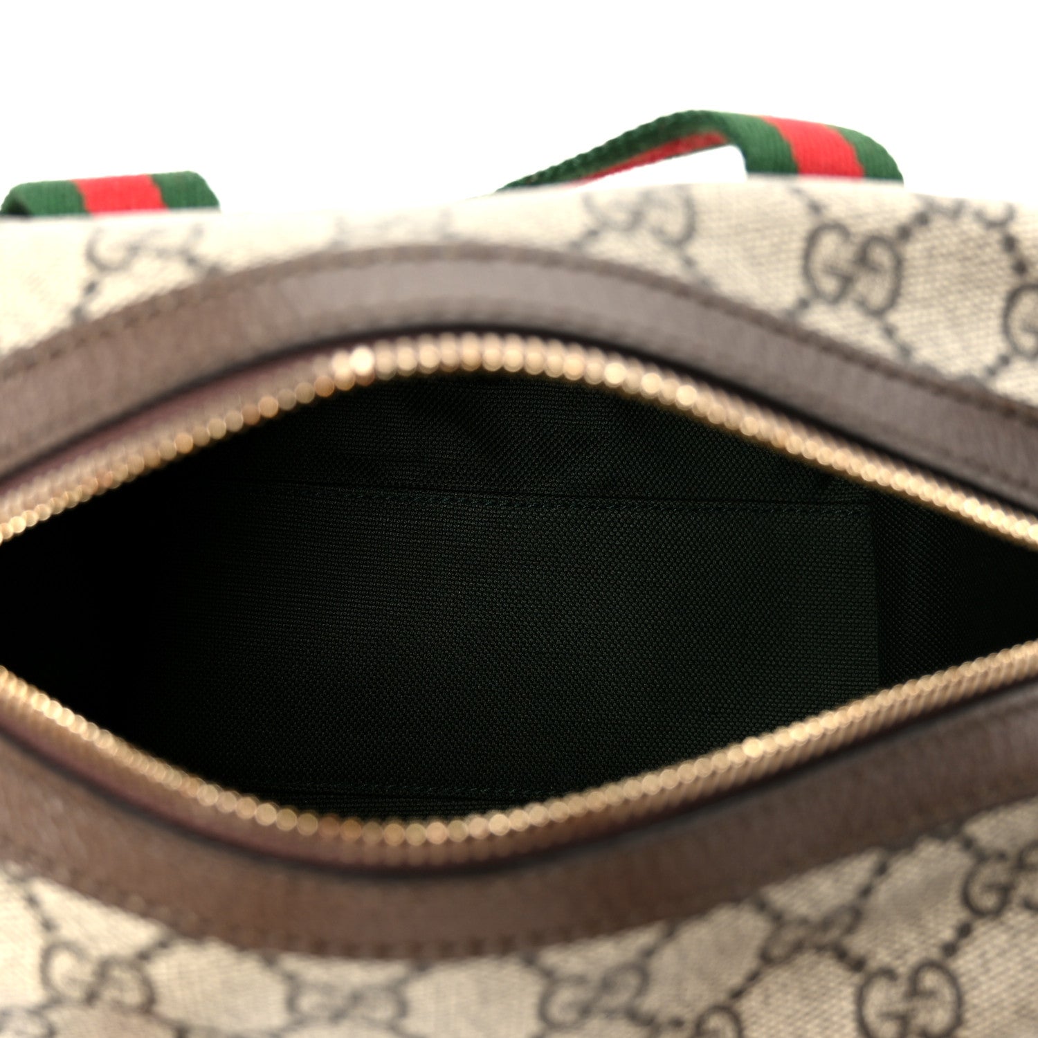 GG Supreme Web Mini GG Top Handle Bag Beige Ebony New Acero