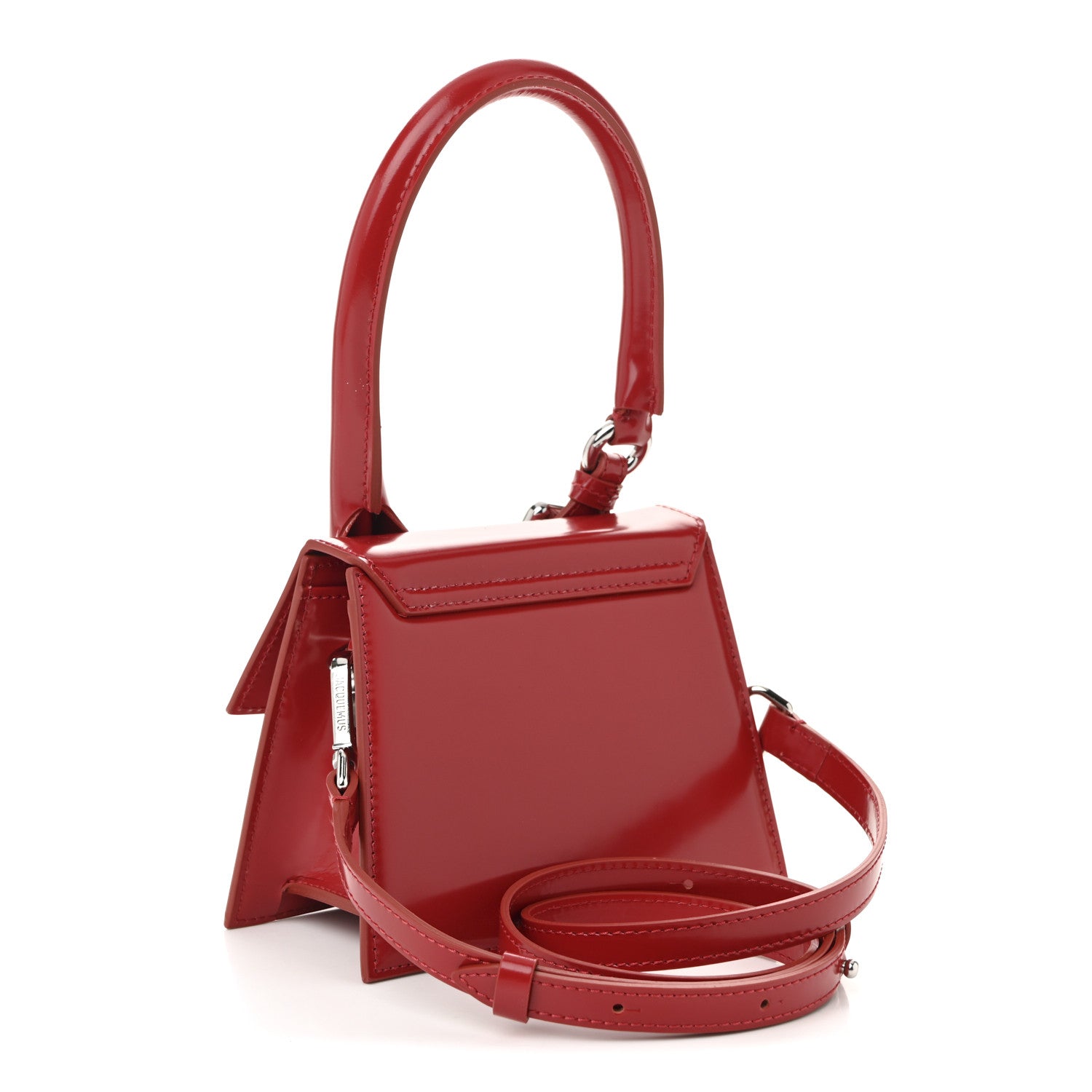 Glazed Calfskin Le Chiquito Boucle Moyen Red