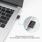 Mouse Jiggler Mouse Mover Wiggler Undetectable Shaker USB Port for Computer Laptop, Keeps PC Awake, Simulate Mouse Movement to Prevent Computer Laptop Entering Sleep, No Software Plug-and-Play