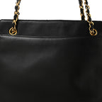 Lambskin Triple CC Shoulder Bag Black