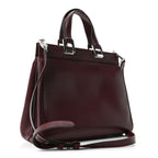 Grainy Calfskin Small Zumi Top Handle Bag Vintage Bordeaux