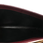 Grain De Poudre Matelasse Chevron Monogram Chain Wallet Rouge Legion
