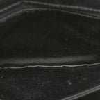 Satin Quilted Crystal CC Square Flap Grey