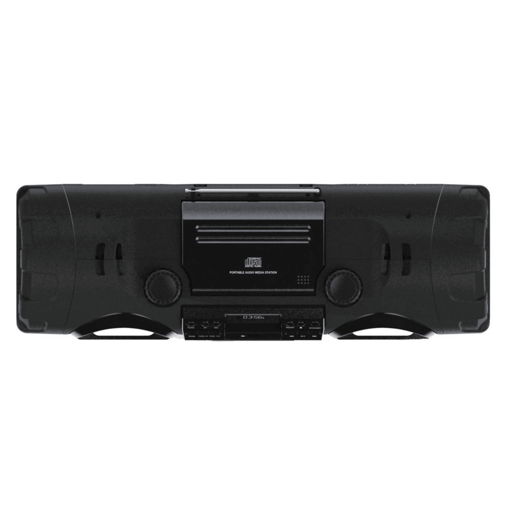 Dual Subwoofer Bluetooth Boombox