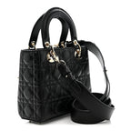 Lambskin Cannage Small My ABCDior Lady Dior Black