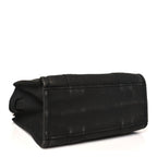 Cotton Canvas Small The Traveler Tote Bag Black