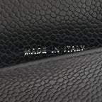 Caviar Quilted Agenda Cover Black