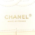 Caviar Quilted Small Double Flap White