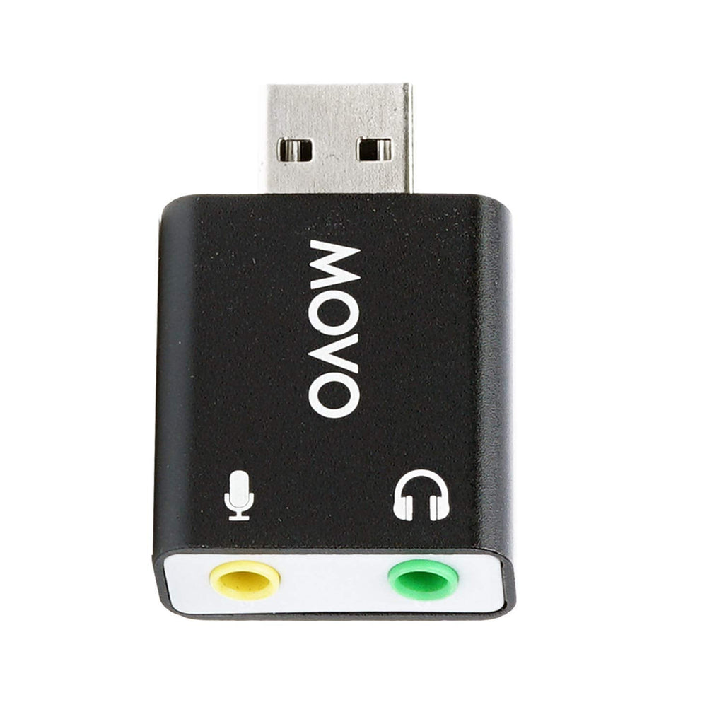 Movo USB-AC 3.5mm TRS Mic to USB 2.0 Adapter