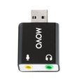 Movo USB-AC 3.5mm TRS Mic to USB 2.0 Adapter