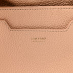 Pebbled Calfskin Jennifer Mini Crossbody Bag Blush Nude