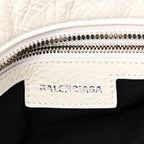 Agneau Arena Neo Cagole City Handbag Optic White