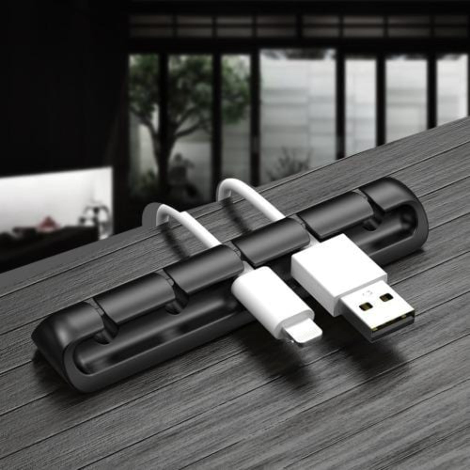 SAHARA - USB Cable Holder Organizer (4-Pack)