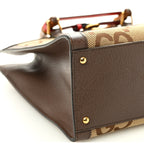 Monogram Jumbo GG Textured Dollar Calfskin  Medium Diana Tote Bag Camel Ebony New Acero Pomegranate Red