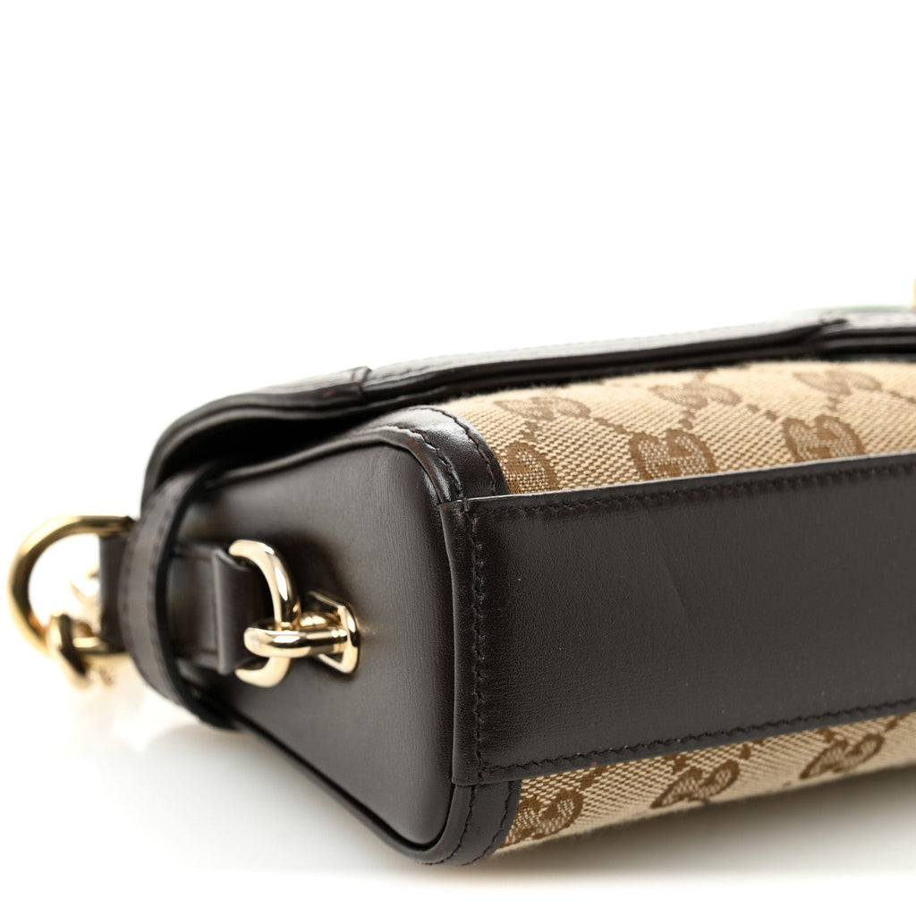 GG Monogram Small Luce Shoulder Bag Beige Ebony