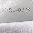 Lambskin Supple Macrocannage Small Ammi Bag Grey