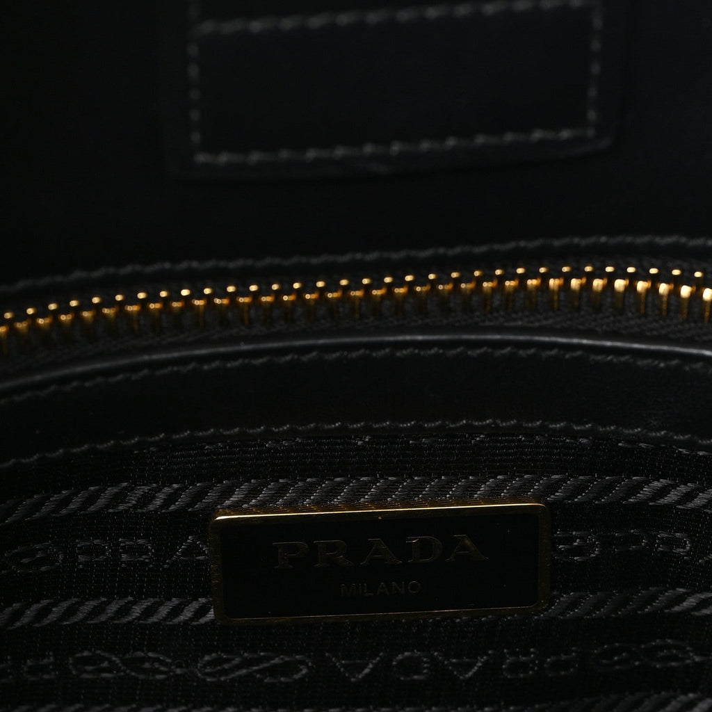 Saffiano Soft Calfskin Large Tote Black