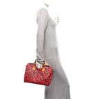 Monogram Graffiti Speedy 30 Fuchsia