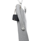 Lambskin Quilted Chain To Chain Flap Black