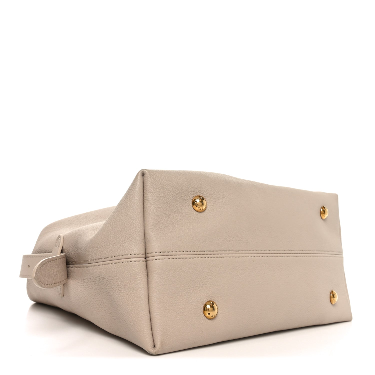 Grained Calfskin Low Key Hobo MM Limestone