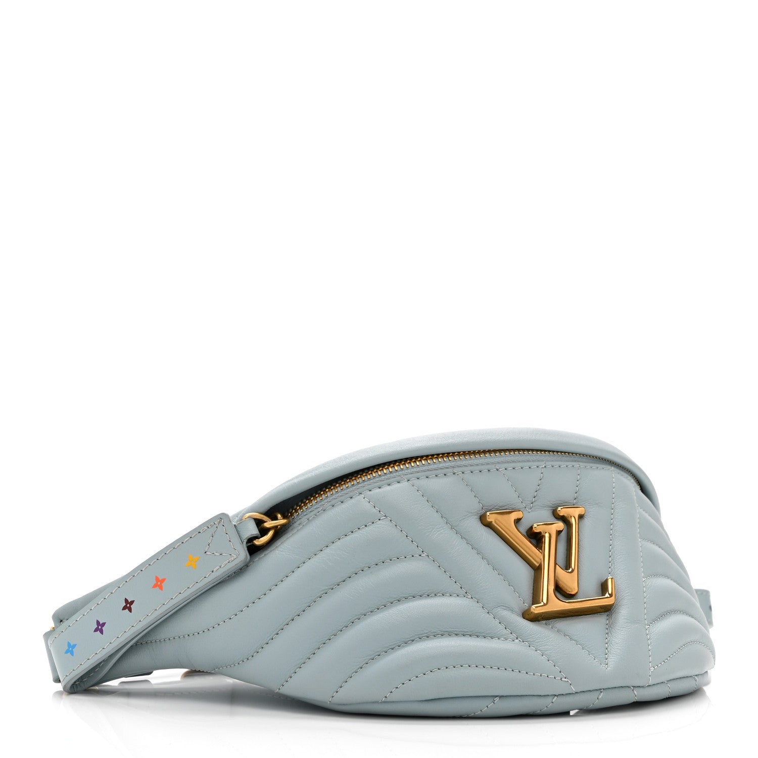 Calfskin New Wave Bumbag Porcelain Blue