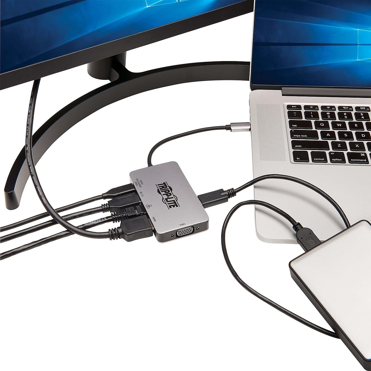 4K USB C Docking Charging Station