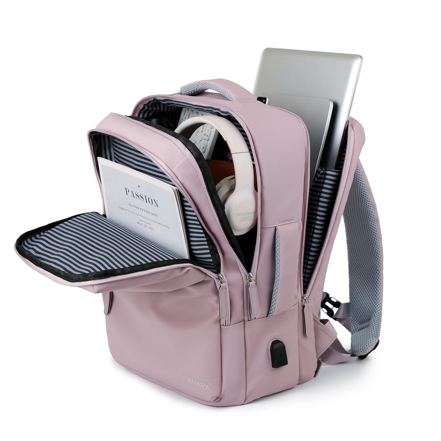 SAHARA - Multi-Pocket USB Travel Backpack — Voyager Travel Max - Laptops up to 16"
