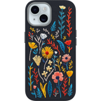 iPhone 15 Symmetry Series Cactus Leather Embroidery Case