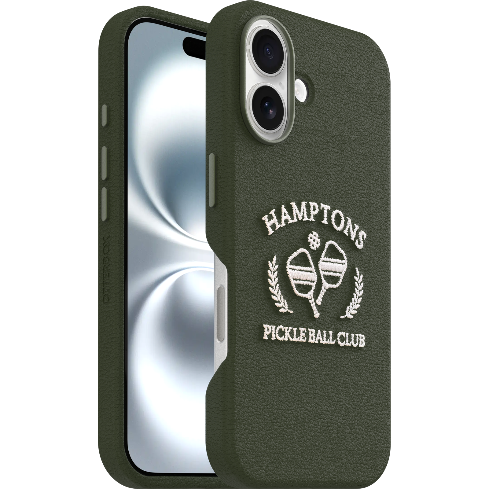 iPhone 16 Symmetry Series Cactus Leather Embroidery Case