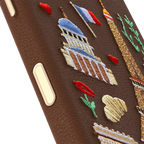 iPhone 17 Symmetry Series Cactus Leather Embroidery Case