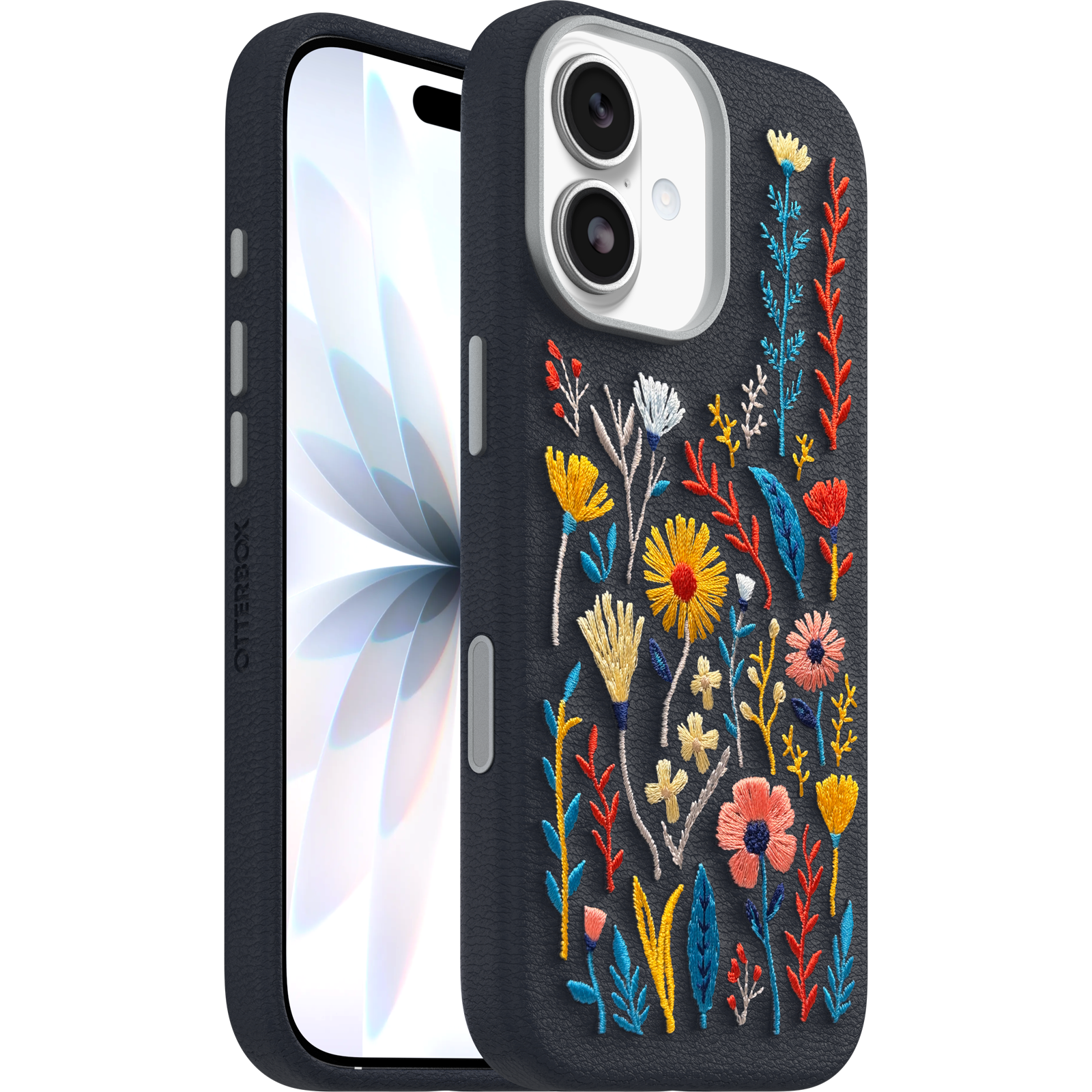 iPhone 17 Symmetry Series Cactus Leather Embroidery Case