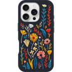 iPhone 16 Pro Symmetry Series Cactus Leather Embroidery Case