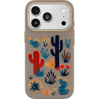 iPhone 17 Pro Symmetry Series Cactus Leather Embroidery Case