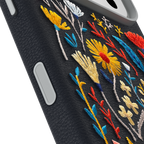 iPhone 17 Pro Symmetry Series Cactus Leather Embroidery Case
