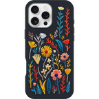 iPhone 16 Pro Max Symmetry Series Cactus Leather Embroidery Case