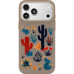 iPhone 17 Pro Max Symmetry Series Cactus Leather Embroidery Case
