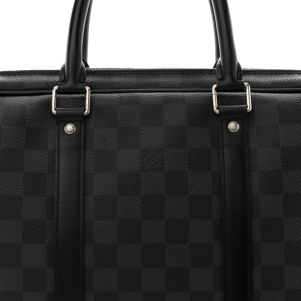 Damier Graphite Porte Documents Voyage PM
