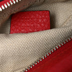 Pebbled Calfskin Small Soho Disco Bag Tabasco Red