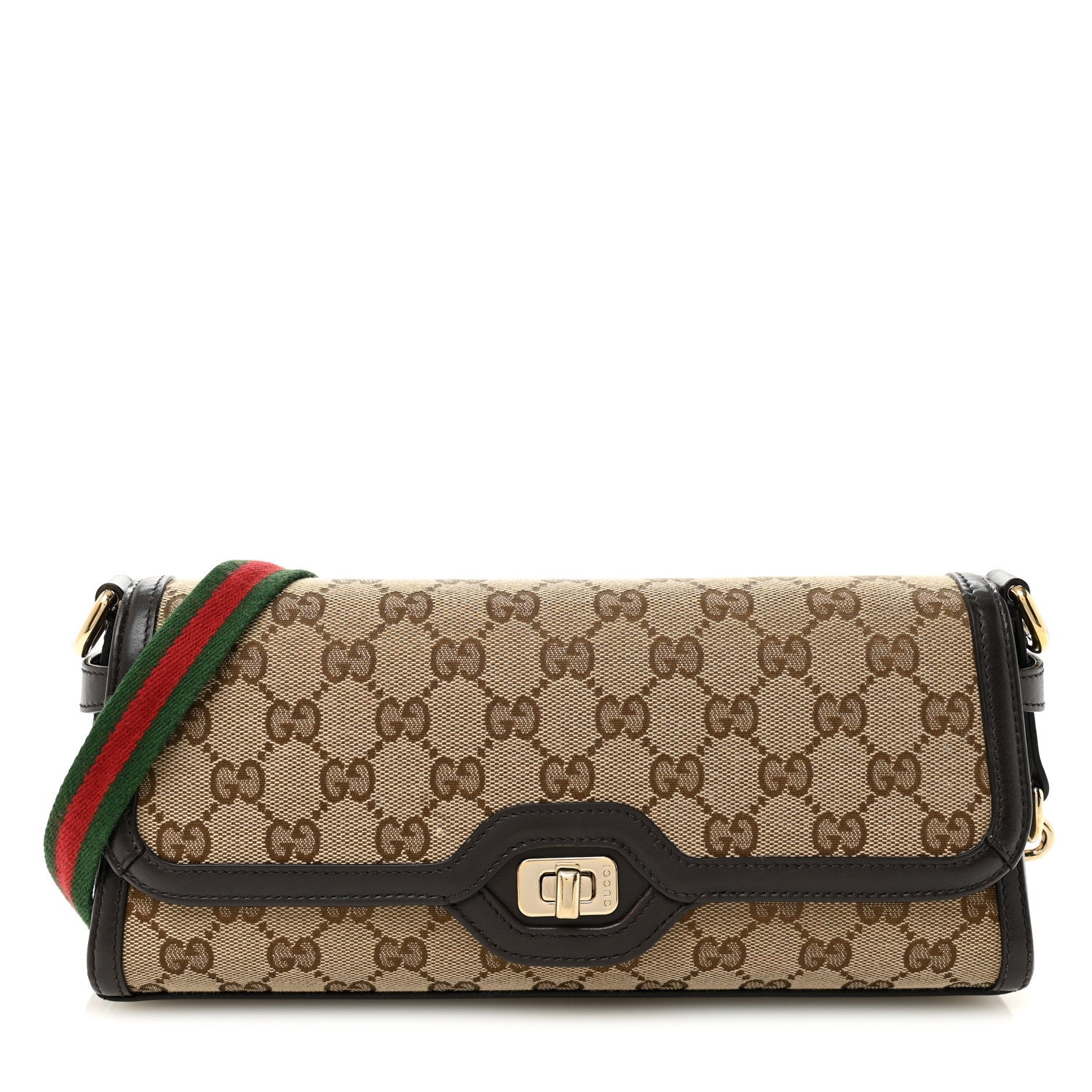GG Monogram Small Luce Shoulder Bag Beige Ebony