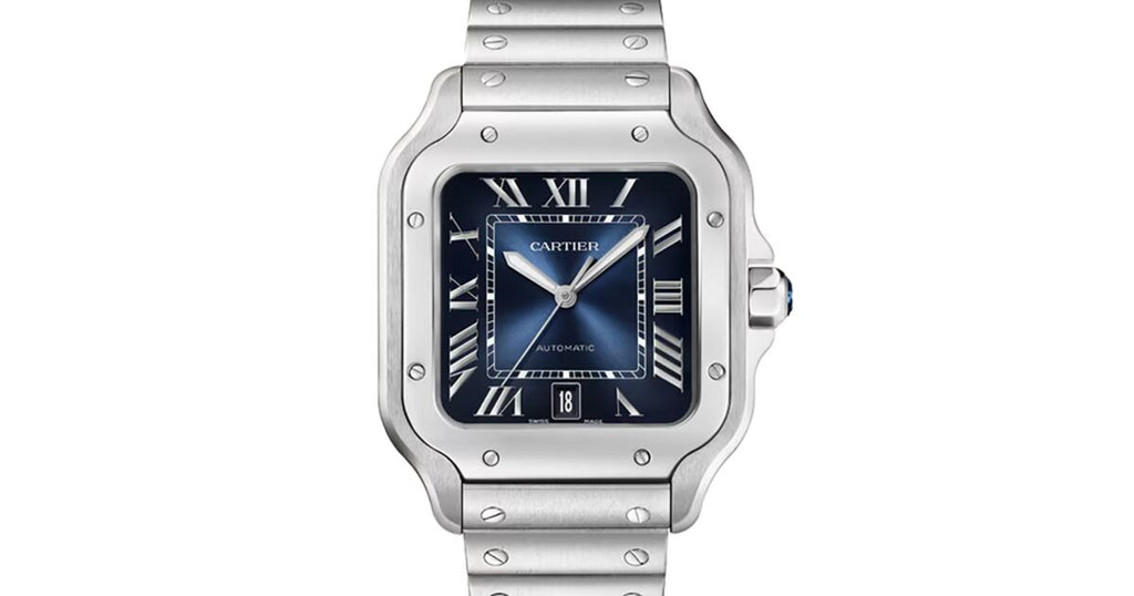 Cartier Santos De Cartier WSSA0071 Blue Dial Large - 2025