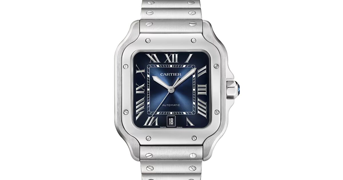 Cartier Santos De Cartier WSSA0071 Blue Dial Large - 2025